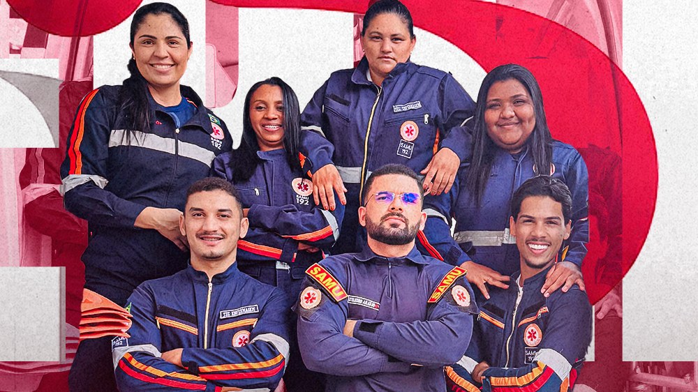 Equipe de profissionais do SAMU formados pelo Instituto Referência